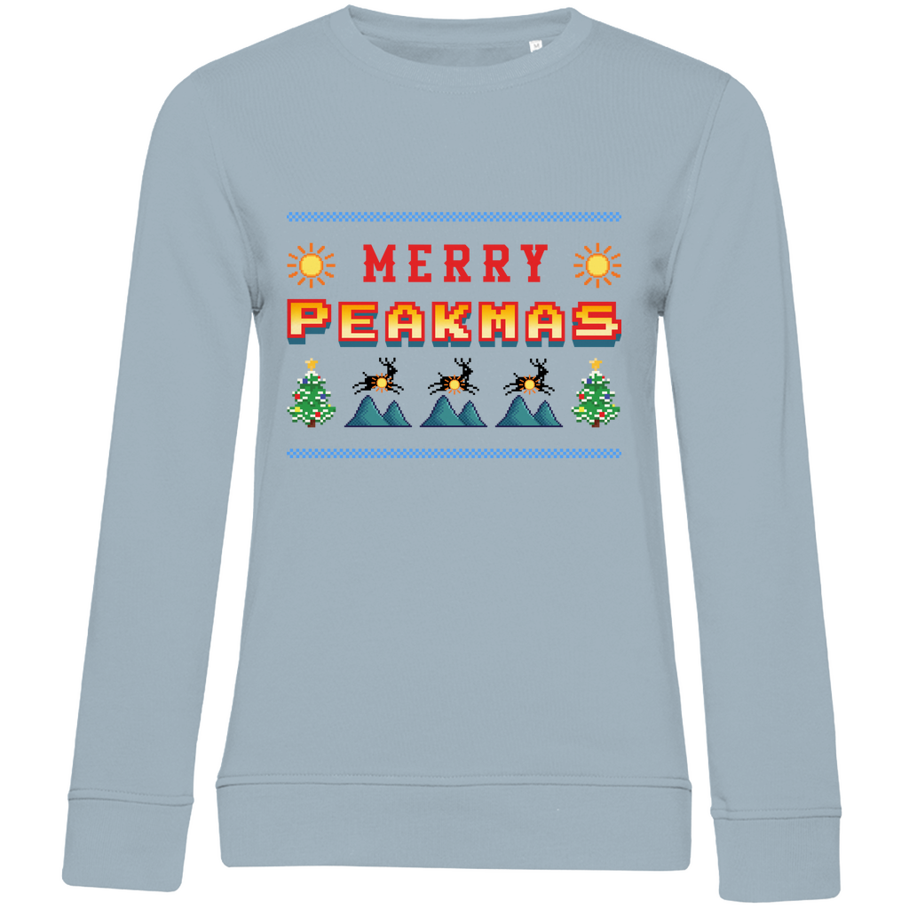 Damen Premium Bio Sweatshirt Merry Peakmas