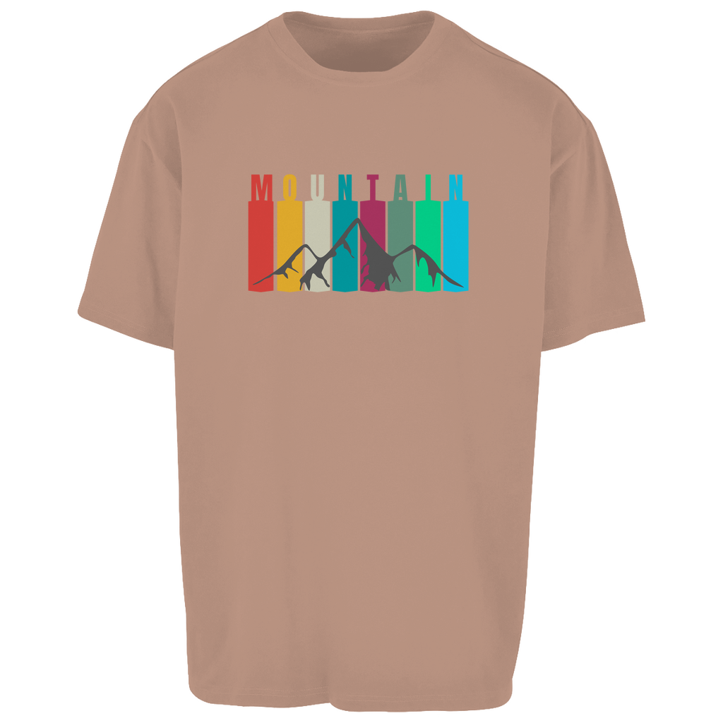 Oversize T-Shirt Vintage Mountain
