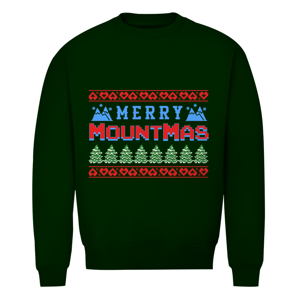 Herren Premium Bio Sweatshirt Merry Mountmas