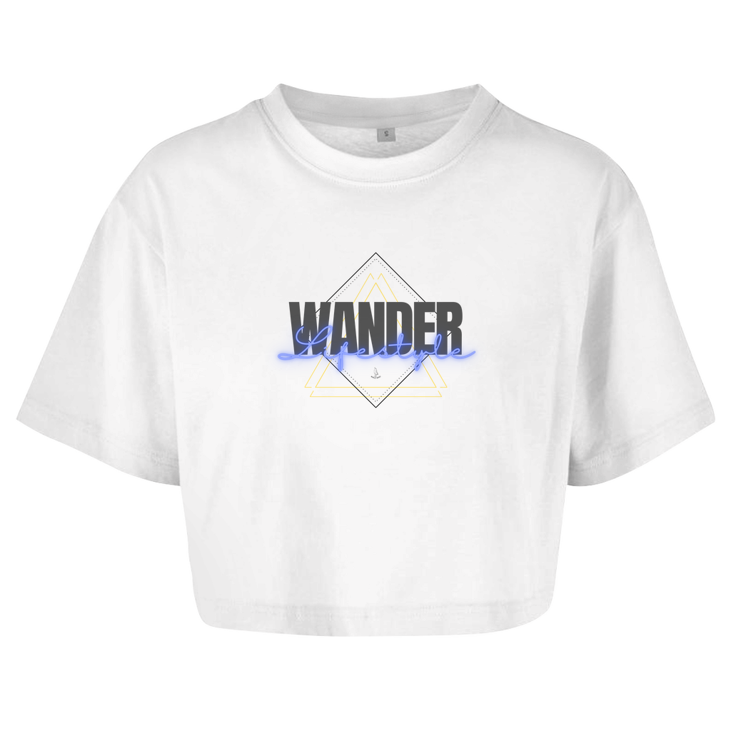 Damen Oversize Crop Top Wander Lifestyle