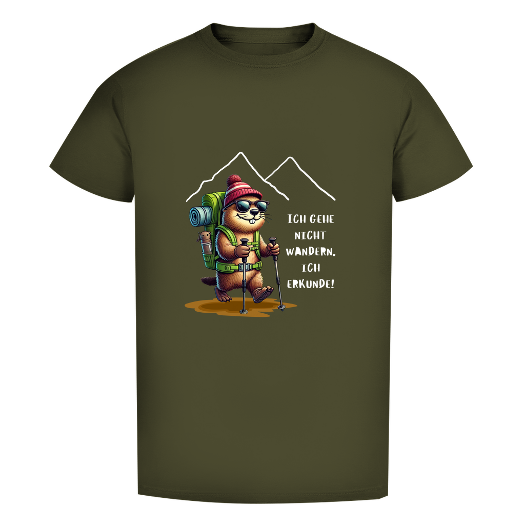 Herren Premium Bio T-Shirt Ich erkunde...