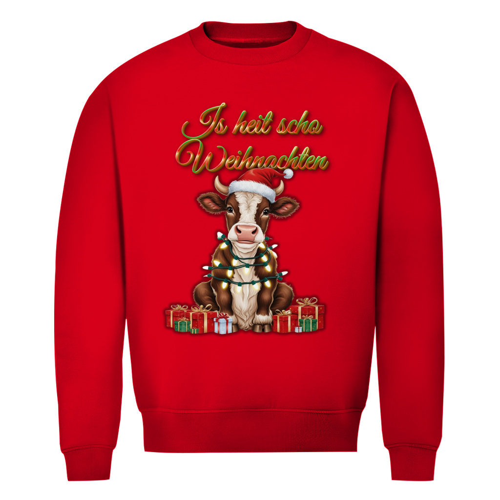 Herren Premium Bio Sweatshirt Is heit scho Weihnachten