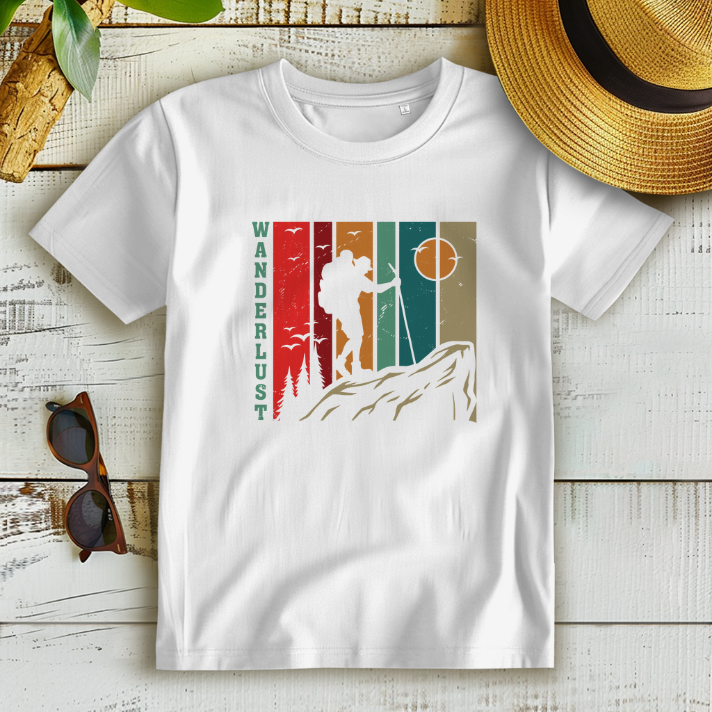 Damen Premium Bio T-Shirt Bergsteiger retro