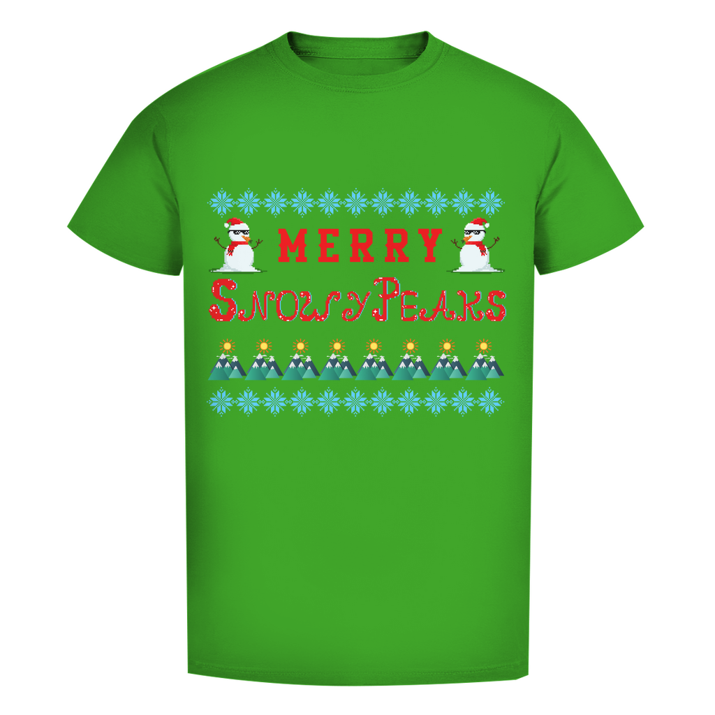 Herren Premium Bio T-Shirt Snowy Peaks