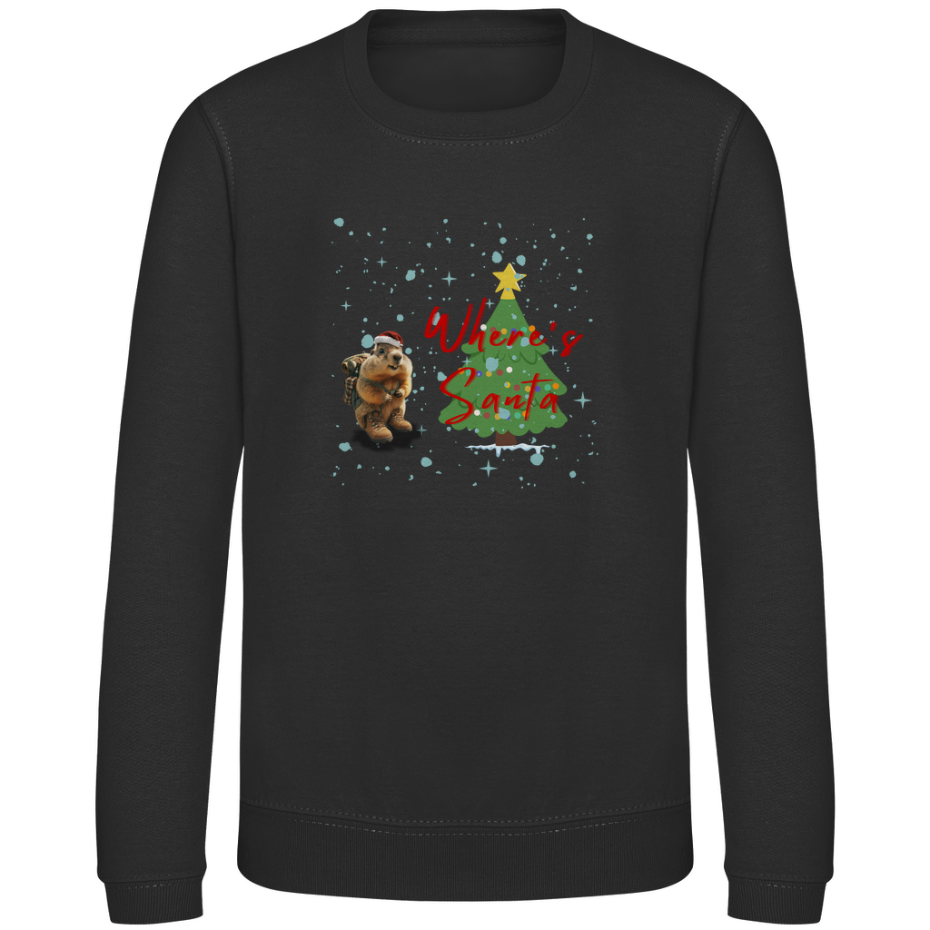 Kinder Sweatshirt Where's Santa