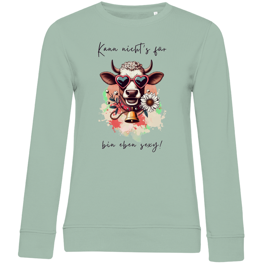 Damen Premium Bio Sweatshirt Bin eben sexy