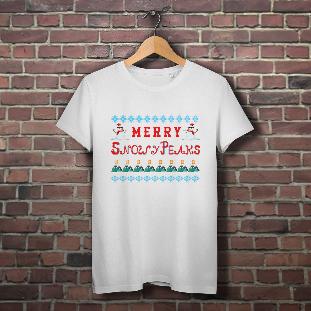 Damen Premium Bio T-Shirt Snowy Peaks