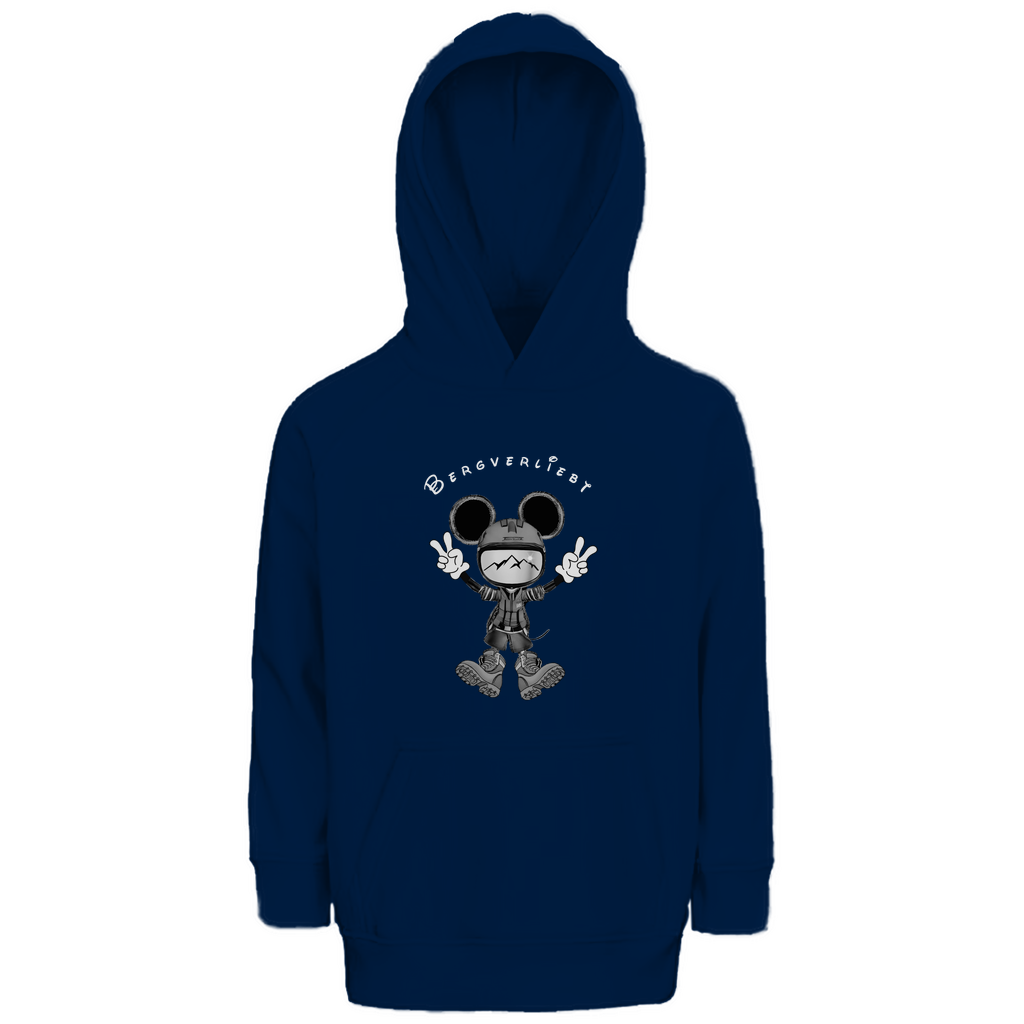 Kinder Premium Bio Hoodie Bergverliebt Maus