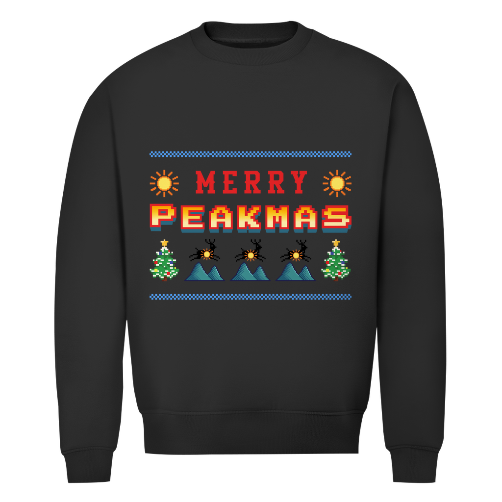 Herren Premium Bio Sweatshirt Merry Peakmas