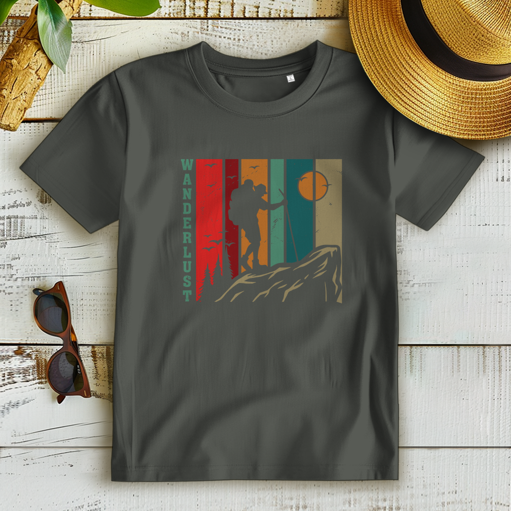 Damen Premium Bio T-Shirt Bergsteiger retro