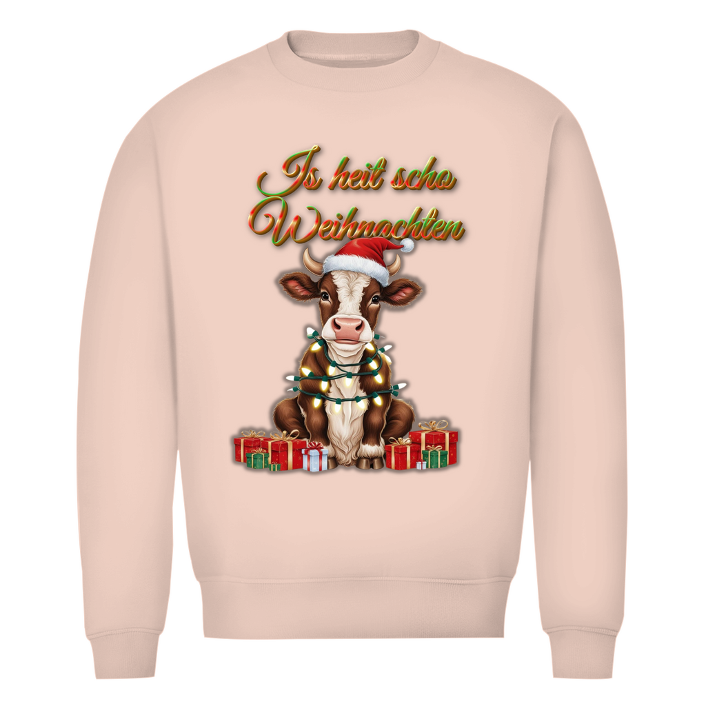 Herren Premium Bio Sweatshirt Is heit scho Weihnachten