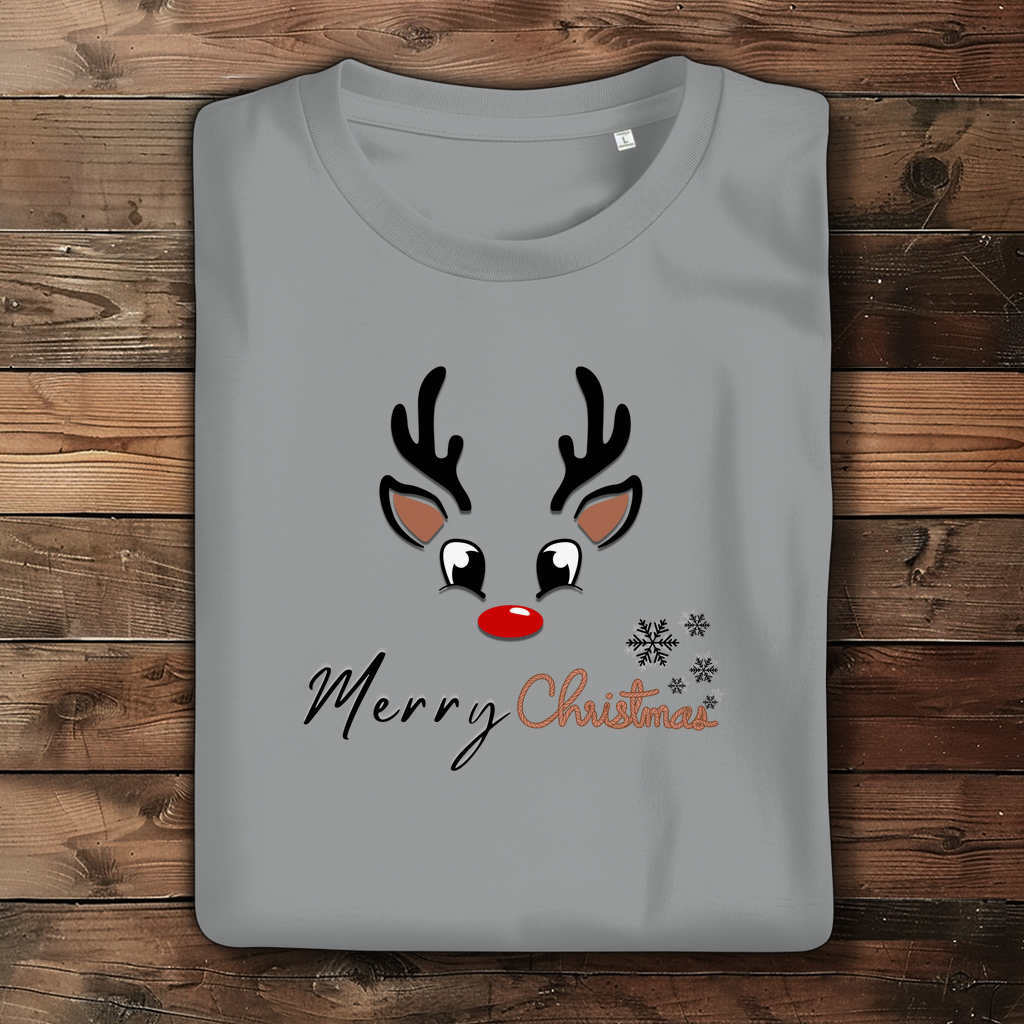 Damen Premium Bio T-Shirt Merry Christmas
