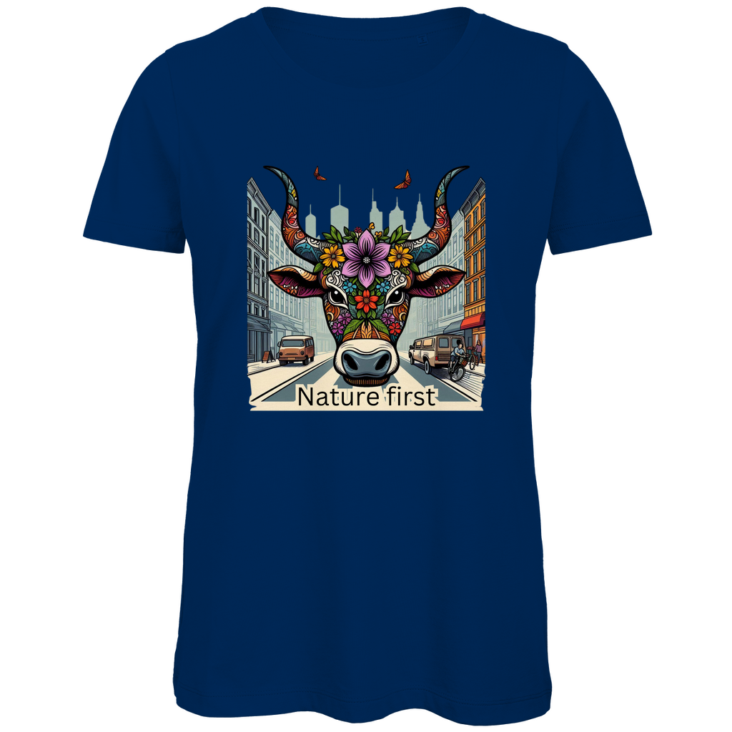 Damen Premium Bio T-Shirt Nature first