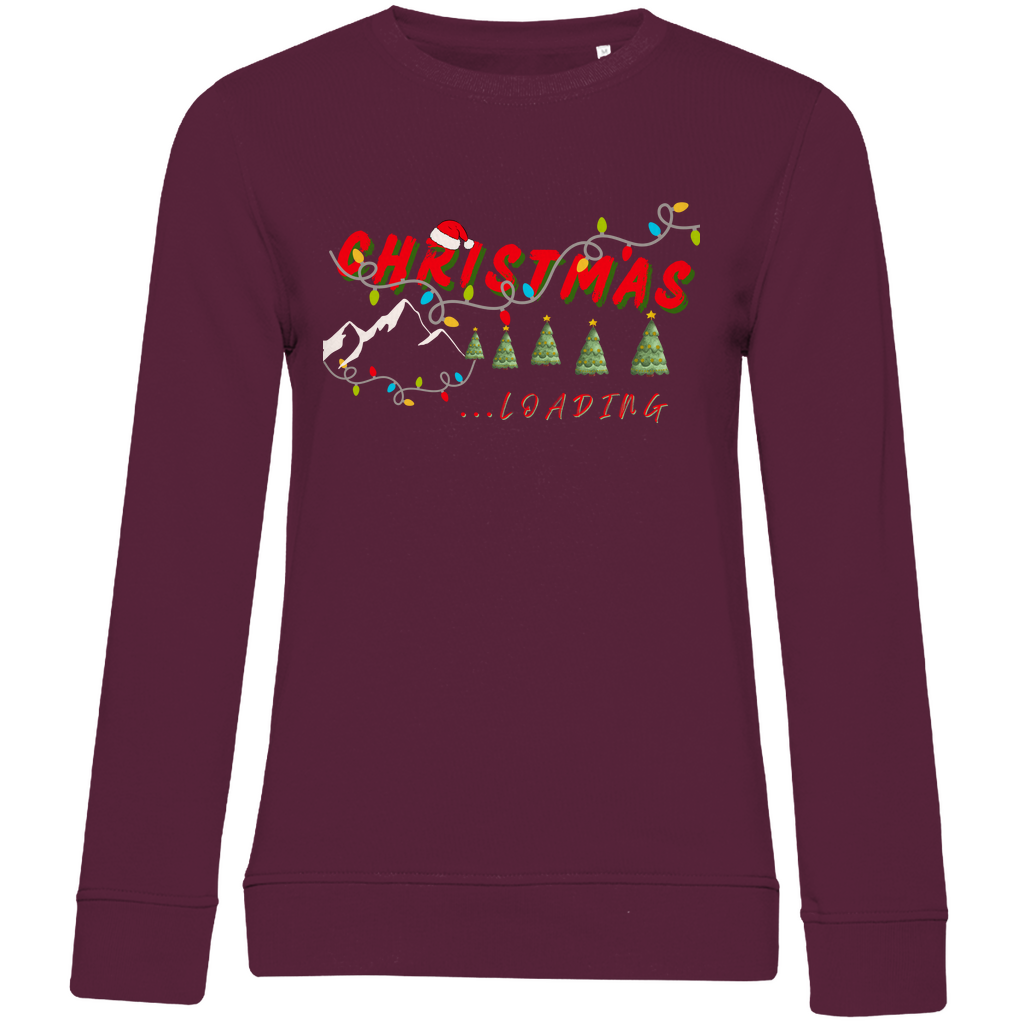 Damen Premium Bio Sweatshirt Christmas loading...