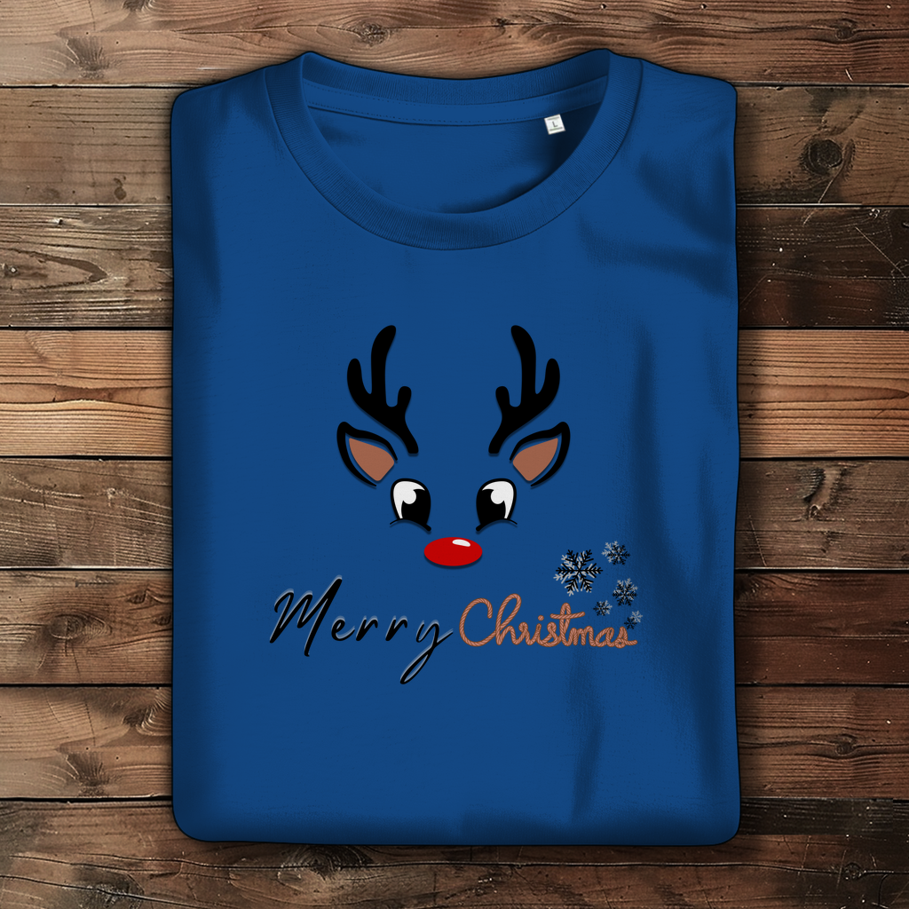Damen Premium Bio T-Shirt Merry Christmas