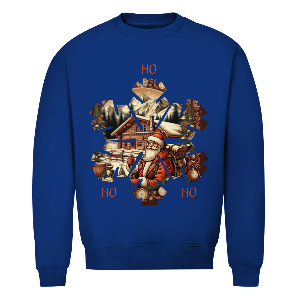 Herren Premium Bio Sweatshirt Ho Ho Ho