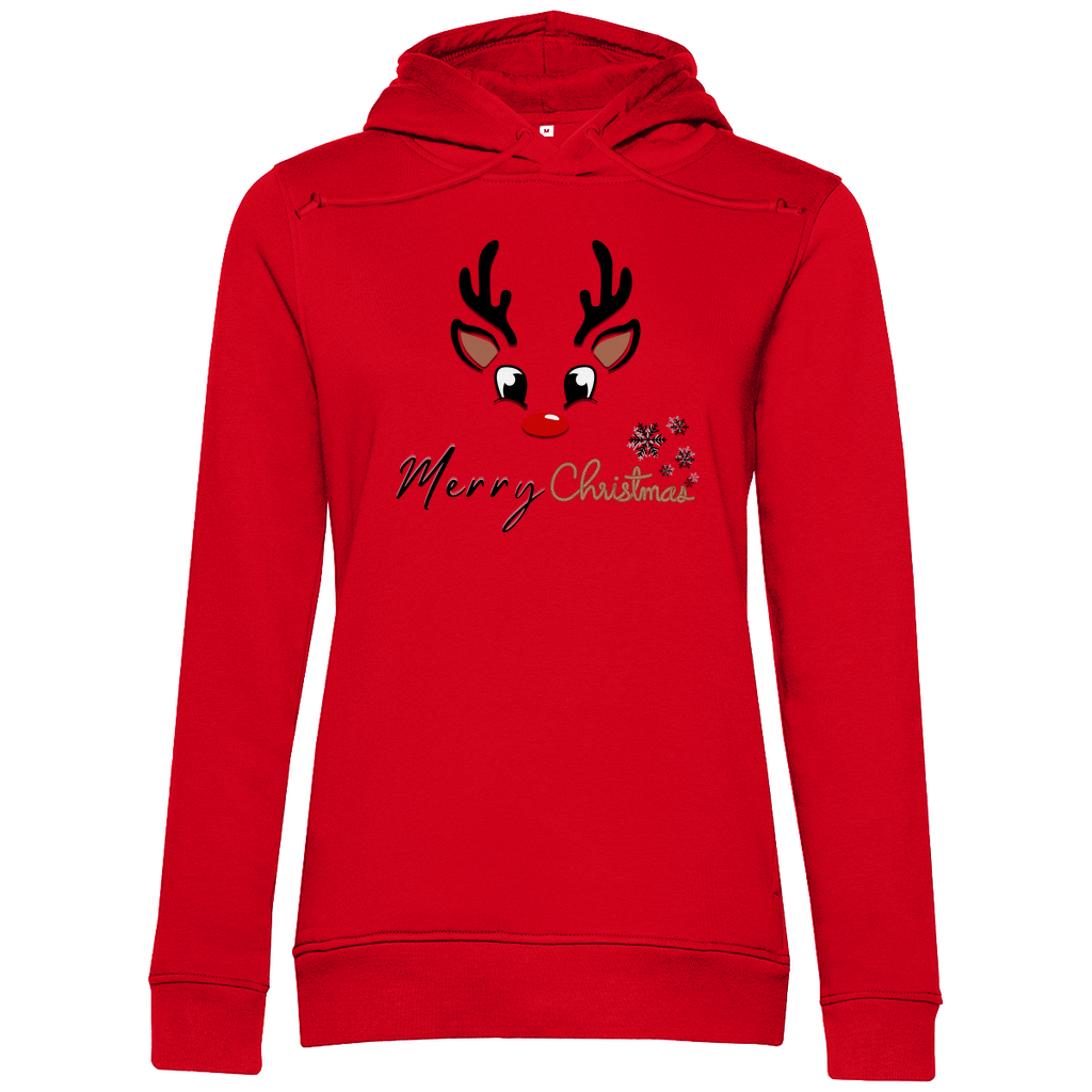 Damen Premium Bio Hoodie Merry Christmas