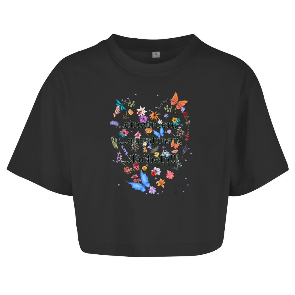 Damen Oversize Crop Top Elli's Design