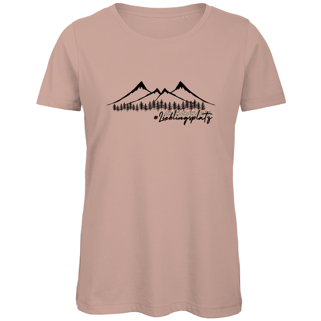 Damen Premium Bio T-Shirt #Lieblingsplatz