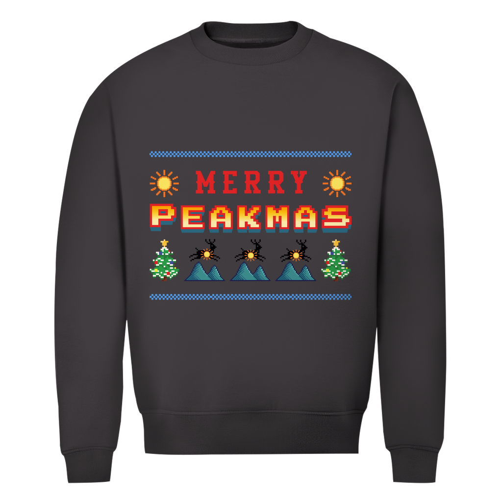 Herren Premium Bio Sweatshirt Merry Peakmas