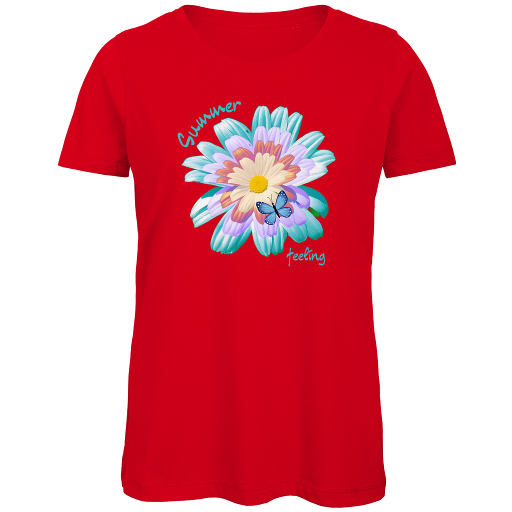 Damen Premium Bio T-Shirt Summer feeling