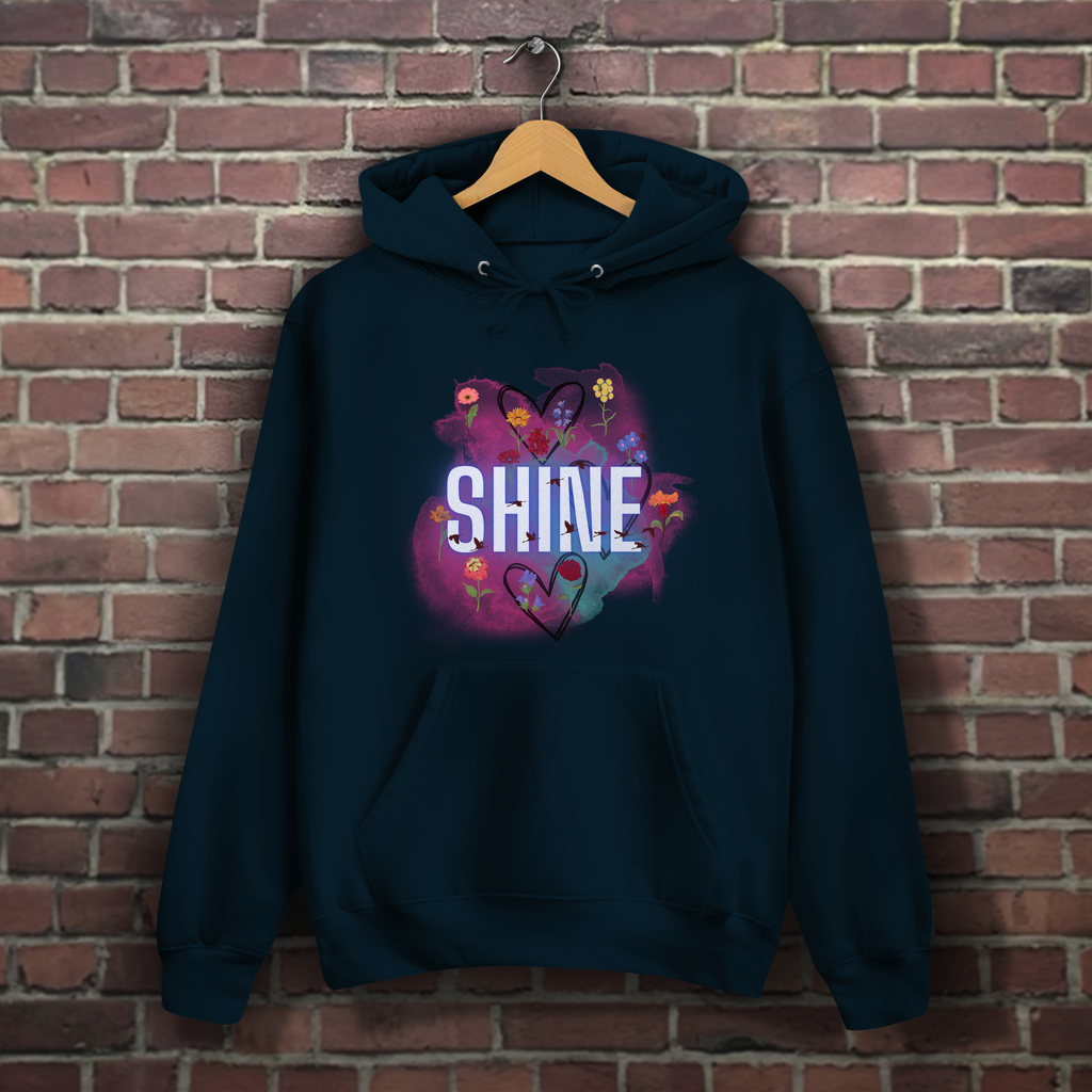 Damen Hoodie Shine