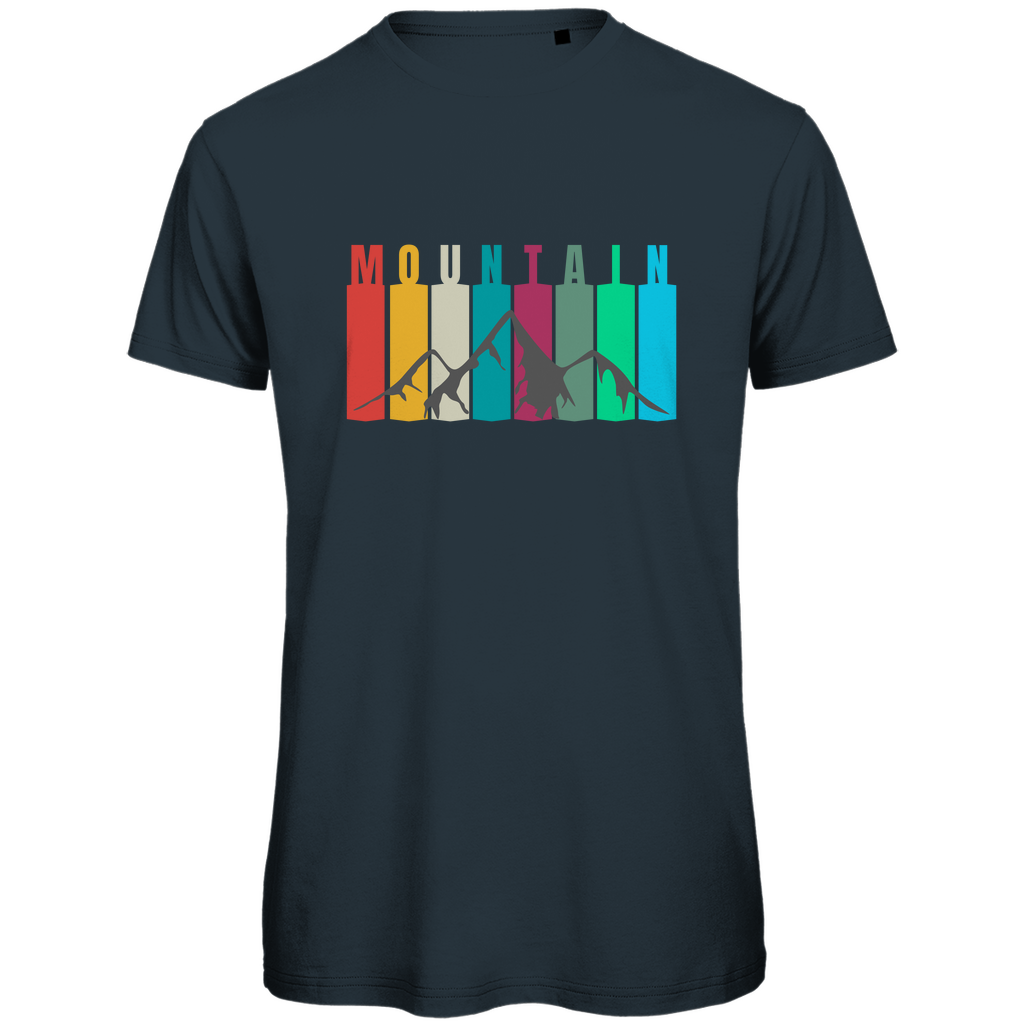Herren Premium Bio T-Shirt Vintage Mountain