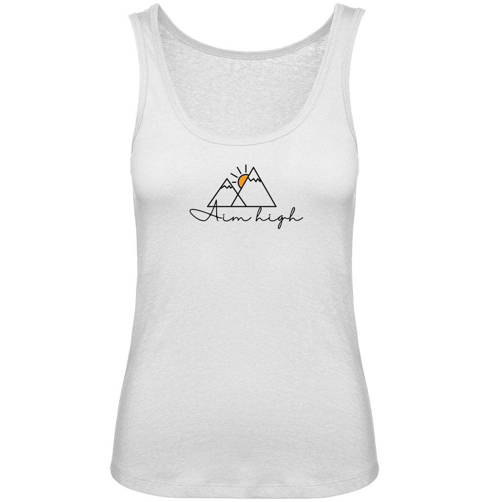 Damen Premium Organic Tank Top Aim High