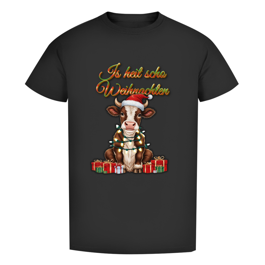 Herren Premium Bio T-Shirt Is heit scho Weihnachten