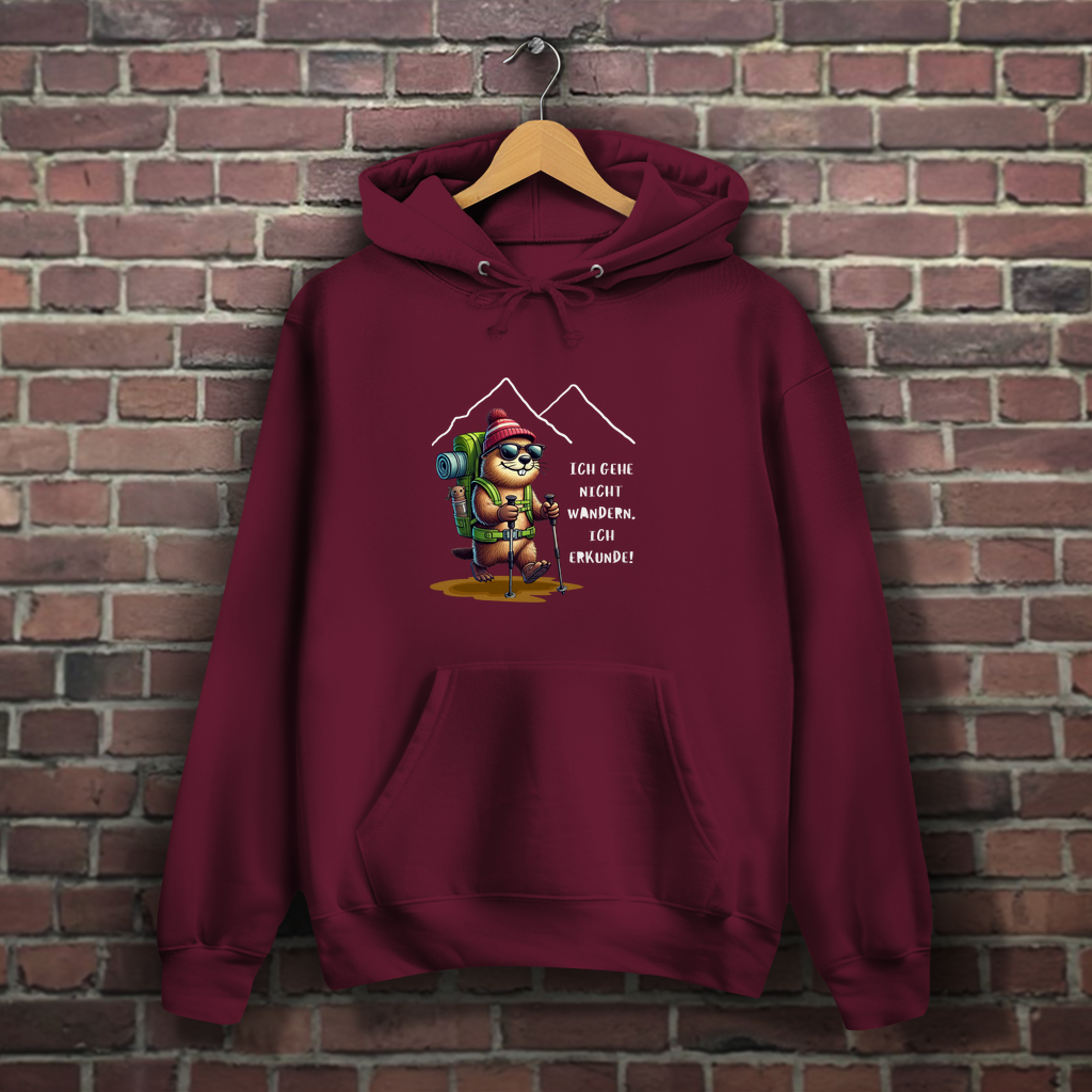Damen Hoodie Ich erkunde...