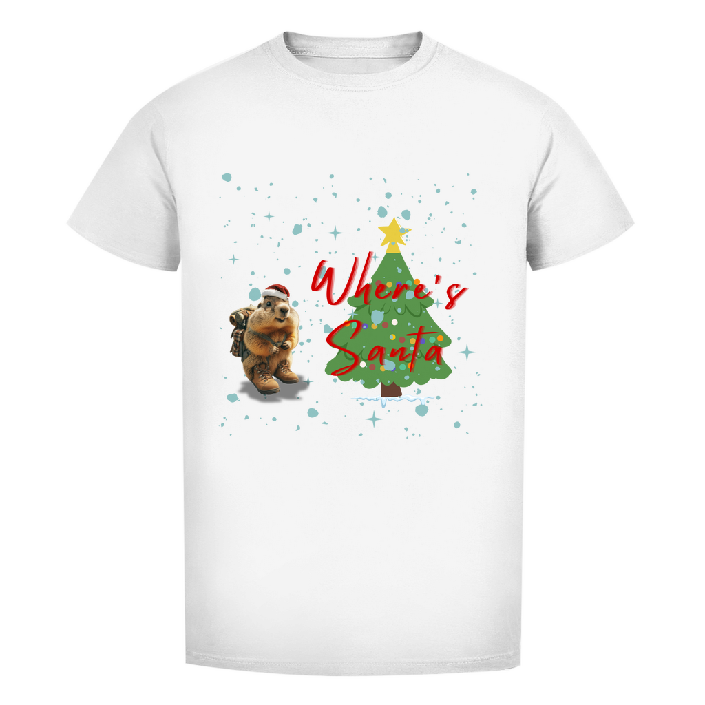 Herren Premium Bio T-Shirt Where's Santa