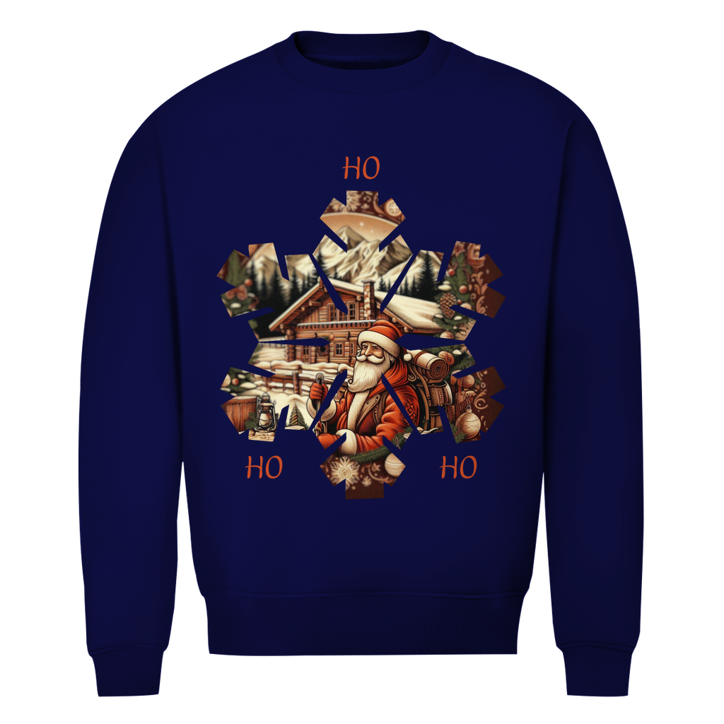 Herren Premium Bio Sweatshirt Ho Ho Ho