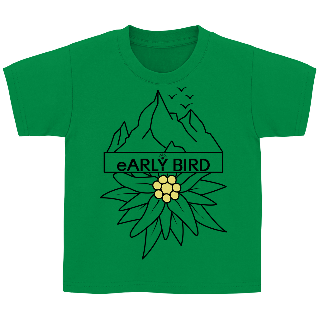 Kinder Basic T-Shirt Edelweiß