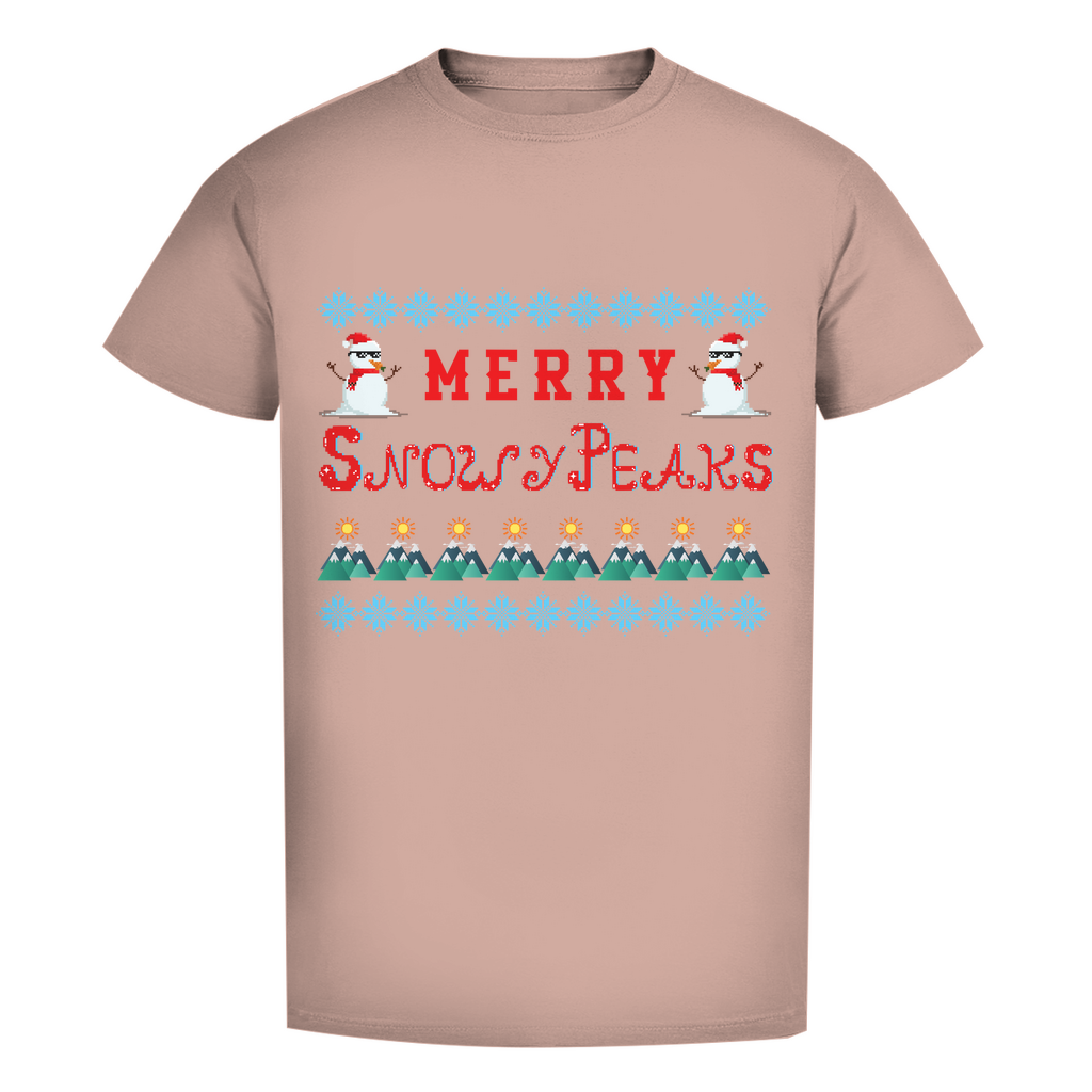 Herren Premium Bio T-Shirt Snowy Peaks
