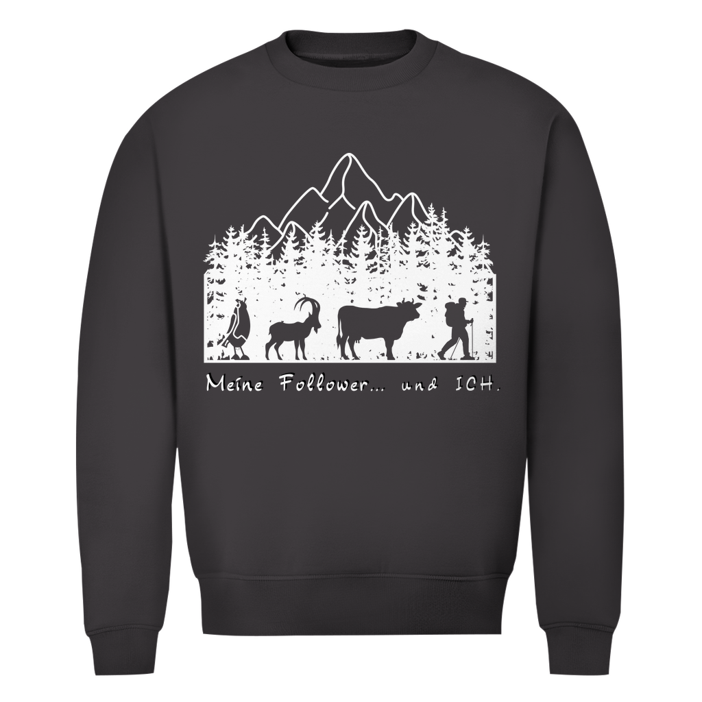 Herren Premium Bio Sweatshirt Meine Follower...