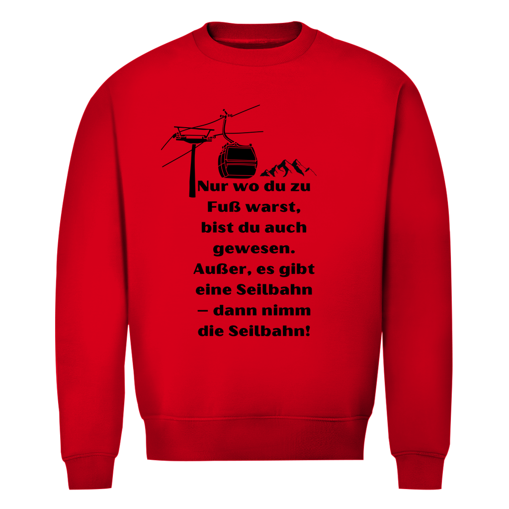 Herren Premium Bio Sweatshirt Seilbahn