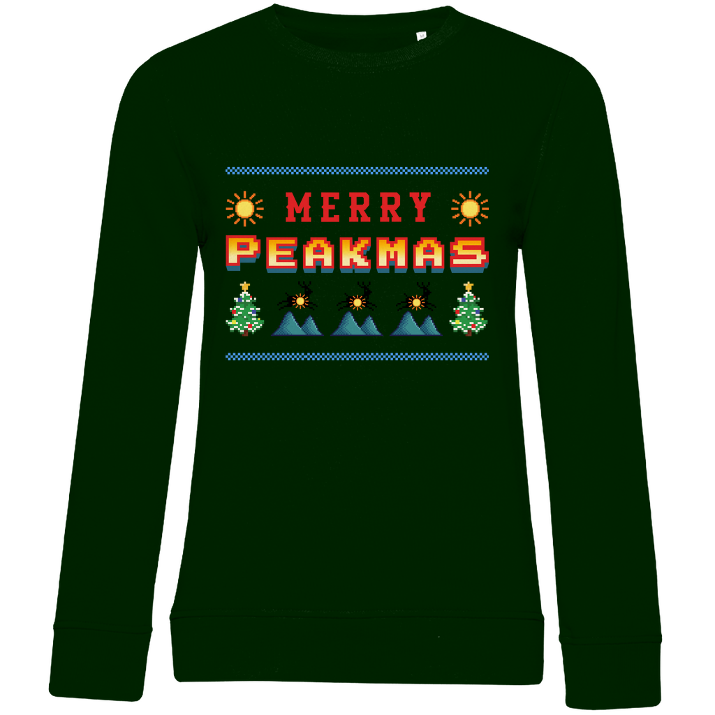 Damen Premium Bio Sweatshirt Merry Peakmas