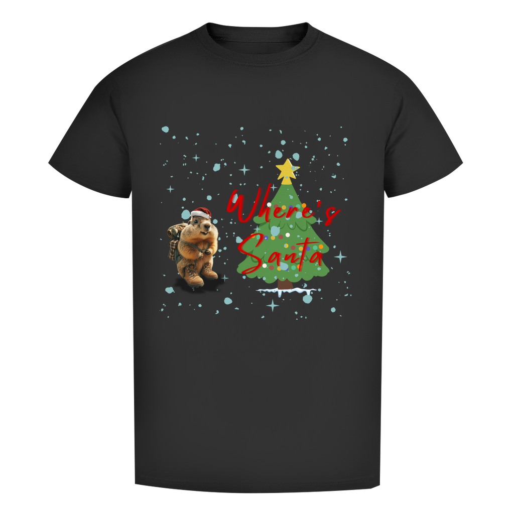 Herren Premium Bio T-Shirt Where's Santa