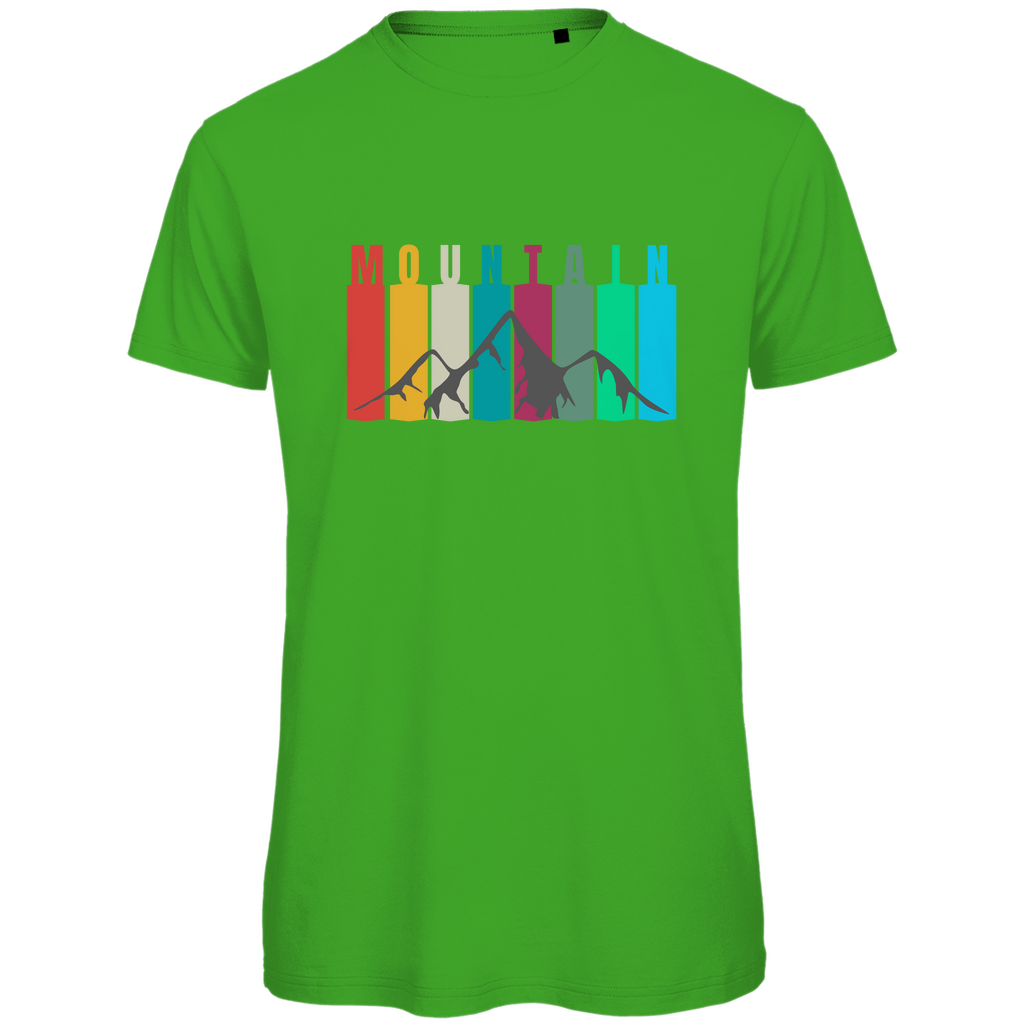 Herren Premium Bio T-Shirt Vintage Mountain