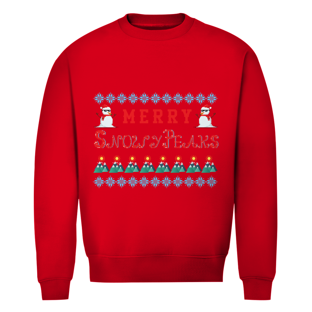 Herren Premium Bio Sweatshirt Snowy Peaks