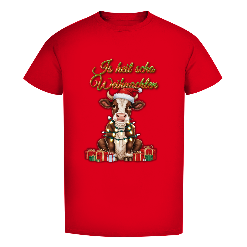 Herren Premium Bio T-Shirt Is heit scho Weihnachten