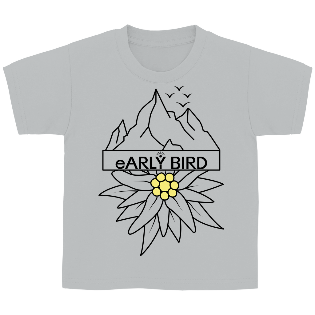 Kinder Basic T-Shirt Edelweiß