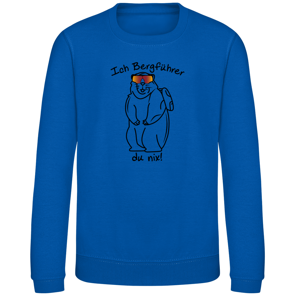Kinder Sweatshirt Ich Bergführer