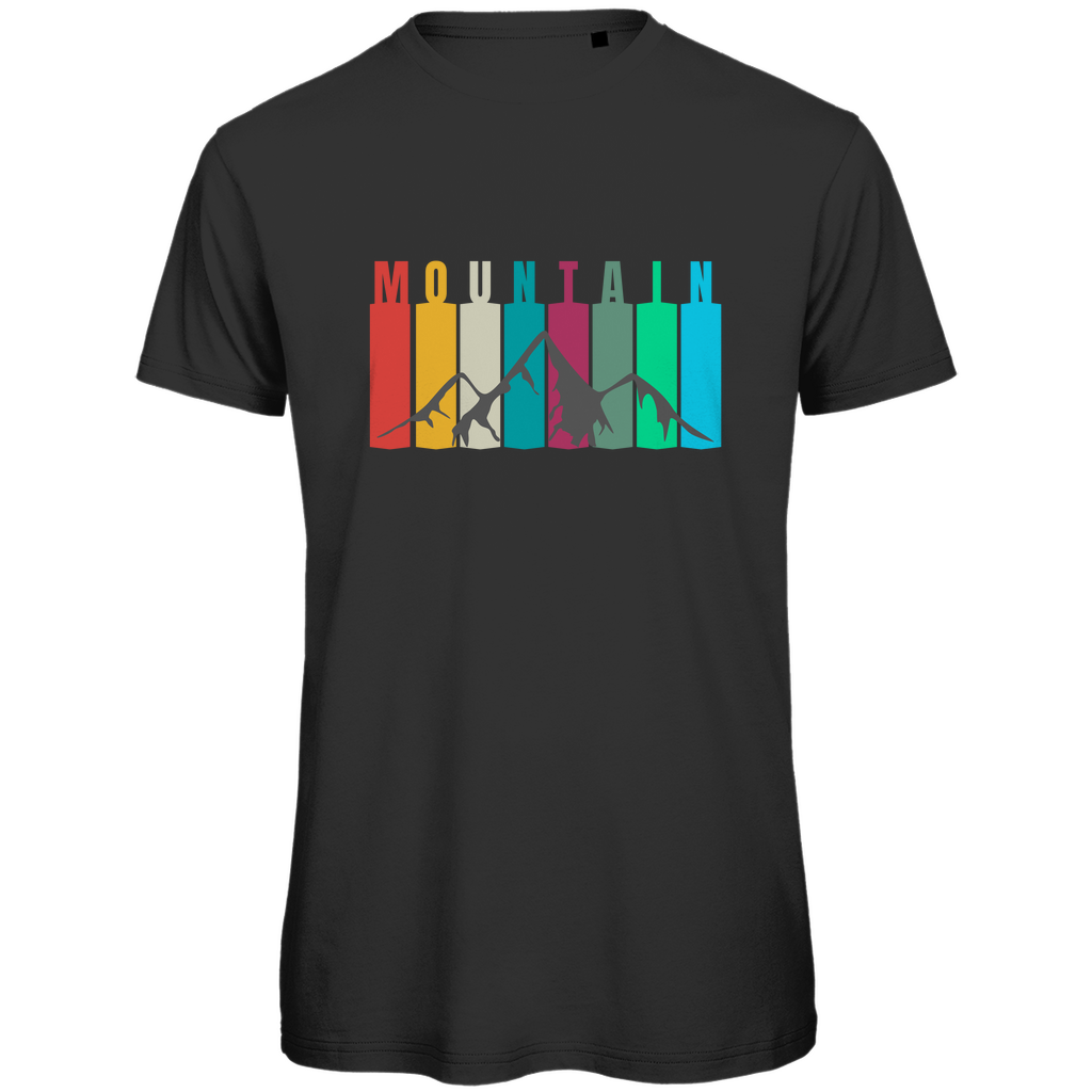 Herren Premium Bio T-Shirt Vintage Mountain
