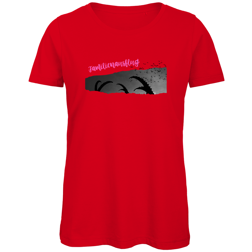 Damen Premium Bio T-Shirt Familienausflug