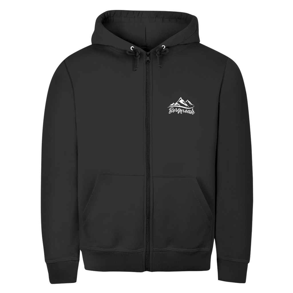 Herren Zipper Hoodie Bergfreak