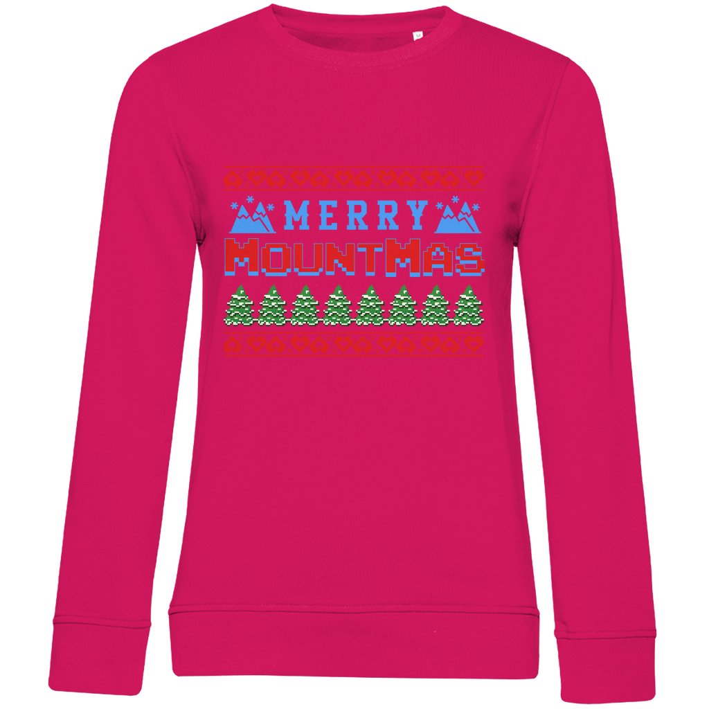 Damen Premium Bio Sweatshirt Merry Mountmas