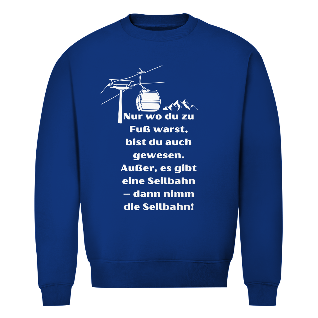 Herren Premium Bio Sweatshirt Seilbahn