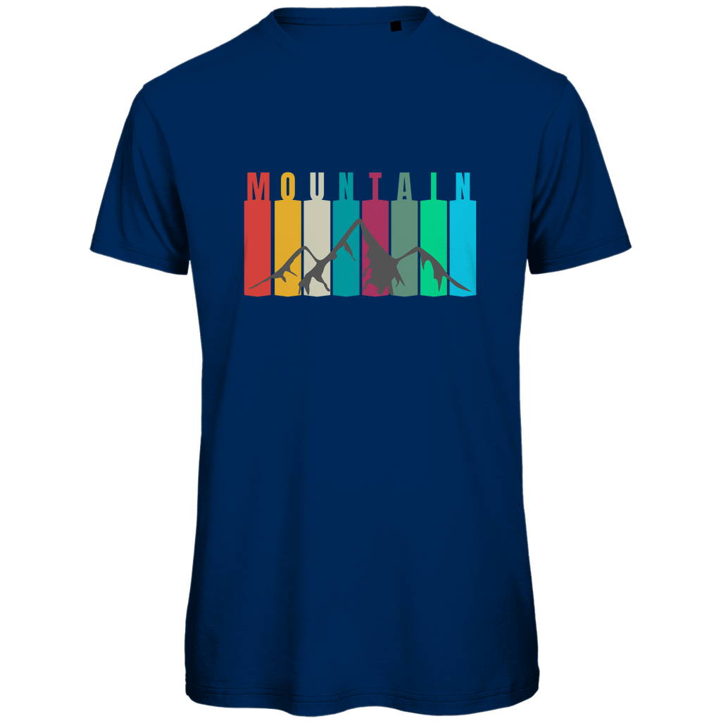 Herren Premium Bio T-Shirt Vintage Mountain