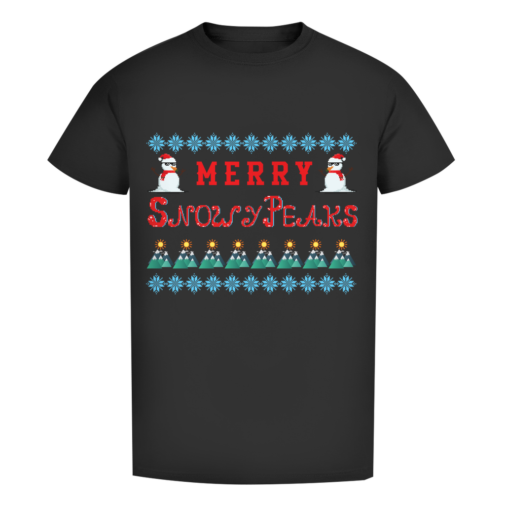 Herren Premium Bio T-Shirt Snowy Peaks